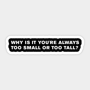 Alice In Wonderland Quote Sticker